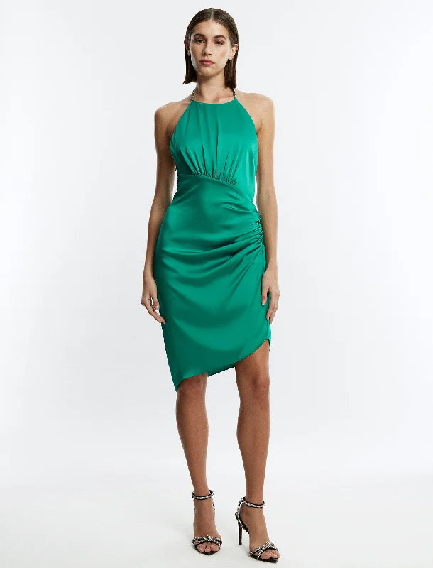 Anwen Ruched Mini Dress