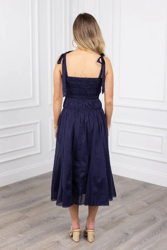 Elle Dress- Navy