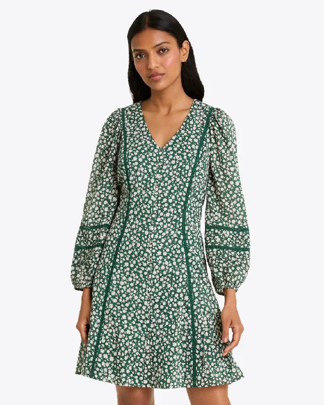 Gwen Long-Sleeve Dress in Gauzy Cotton (Preorder: Expected to Ship 8/27)