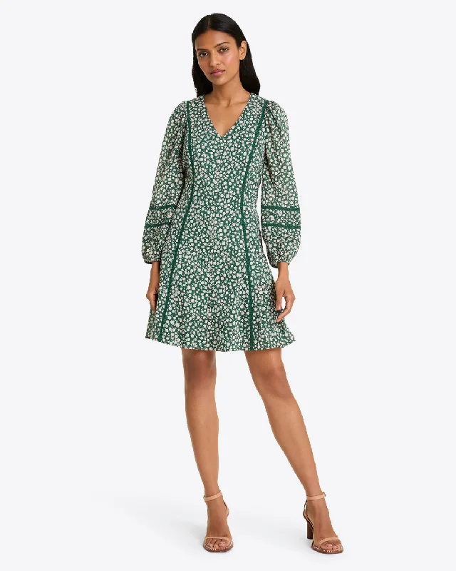 Gwen Long-Sleeve Dress in Gauzy Cotton (Preorder: Expected to Ship 8/27)