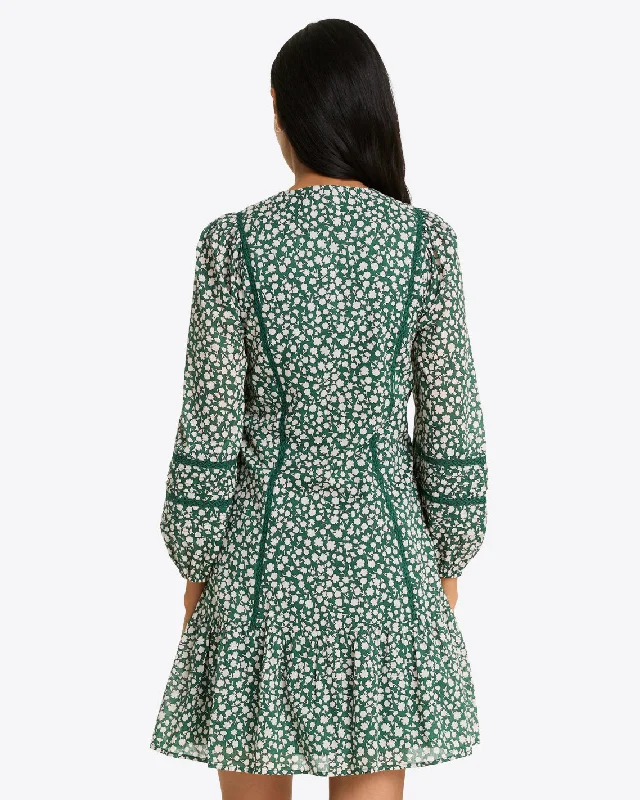 Gwen Long-Sleeve Dress in Gauzy Cotton (Preorder: Expected to Ship 8/27)