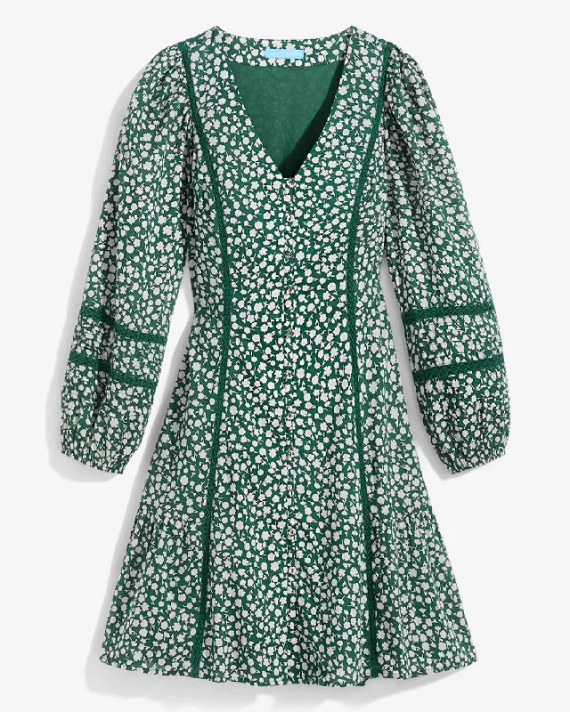 Gwen Long-Sleeve Dress in Gauzy Cotton (Preorder: Expected to Ship 8/27)