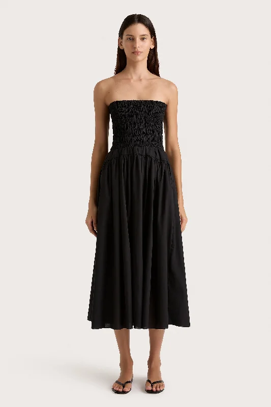 Lida Midi Dress Black