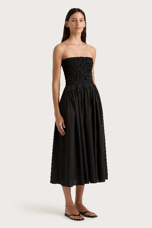 Lida Midi Dress Black