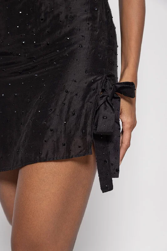 MAELYS SHORT DRESS BLACK