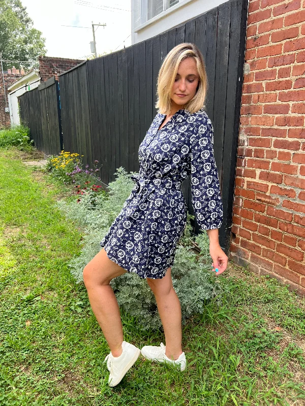 Set Your Sights V-Neck Mini Dress