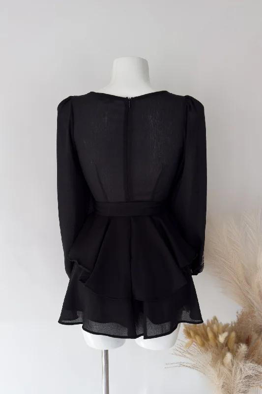 Abigail Playsuit - Black