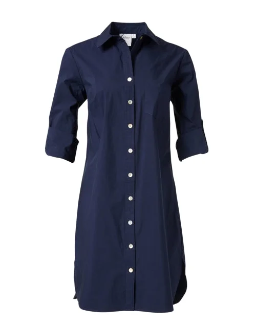 Alex Navy Shirt Dress