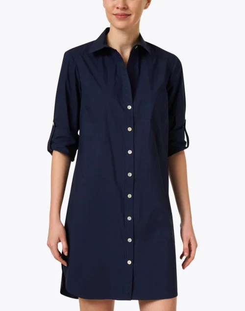 Alex Navy Shirt Dress