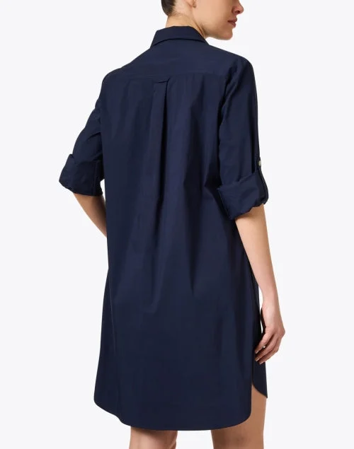 Alex Navy Shirt Dress