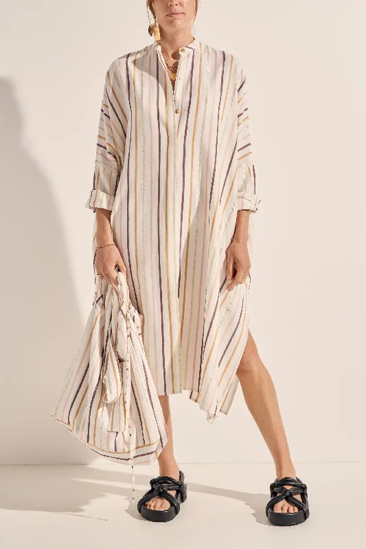 Andromede Casablanca Stripe Shirtdress