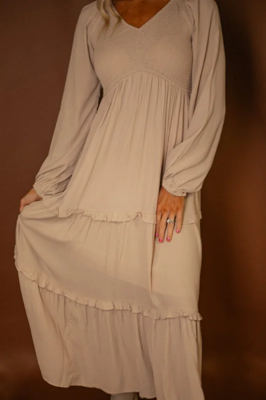 Anna Smocked Maxi Dress