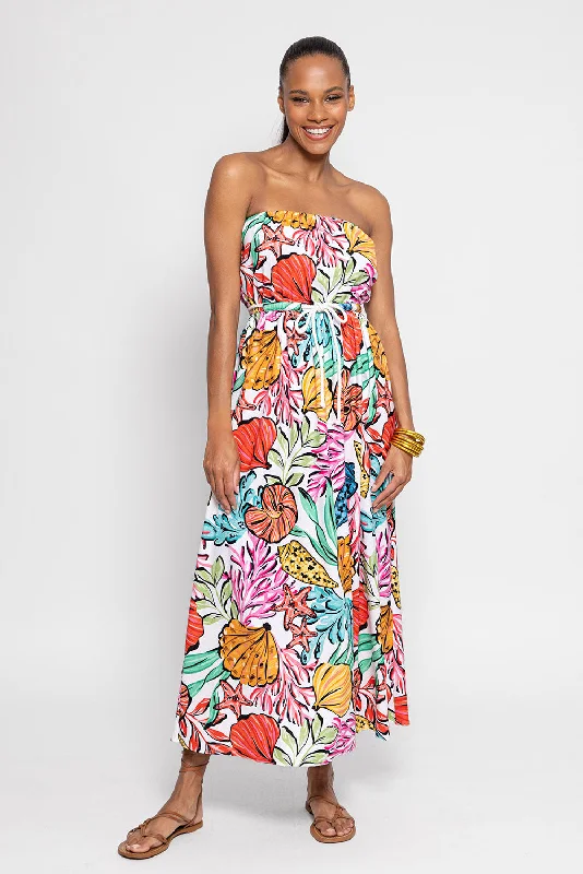 ANOUSHKA LONG DRESS TERRY TAHITI