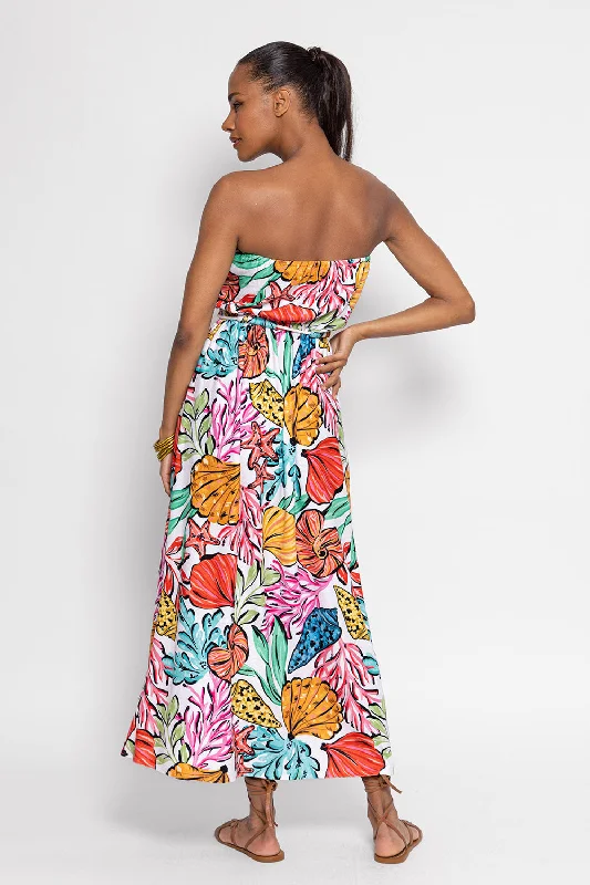 ANOUSHKA LONG DRESS TERRY TAHITI