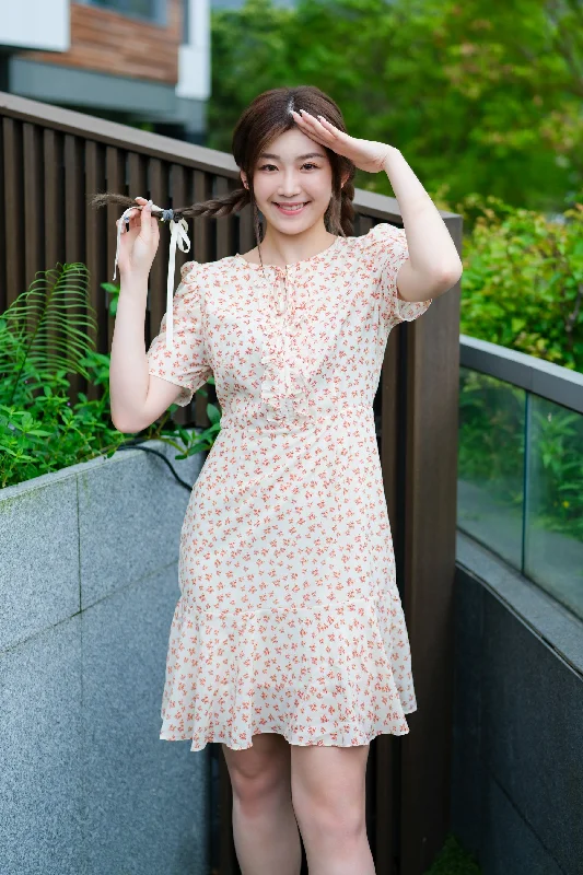 Autumn Floral Dress