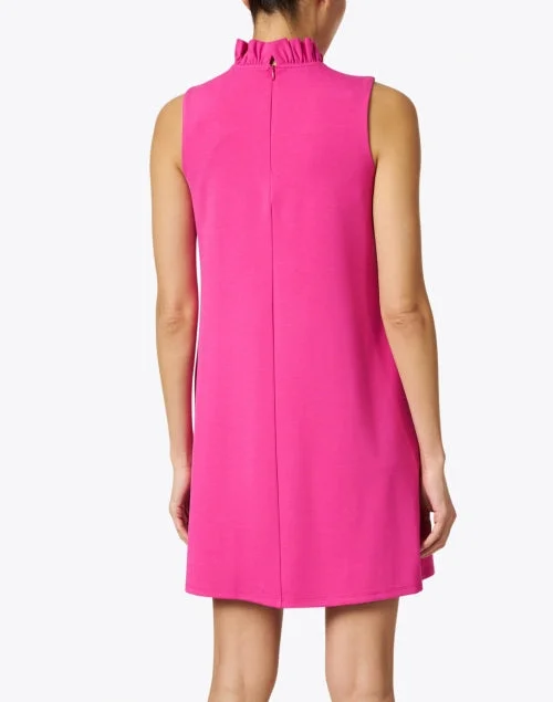 Avery Magenta Ruffle Dress