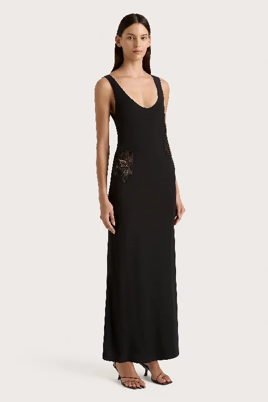 Biarritz Tank Maxi Dress Black