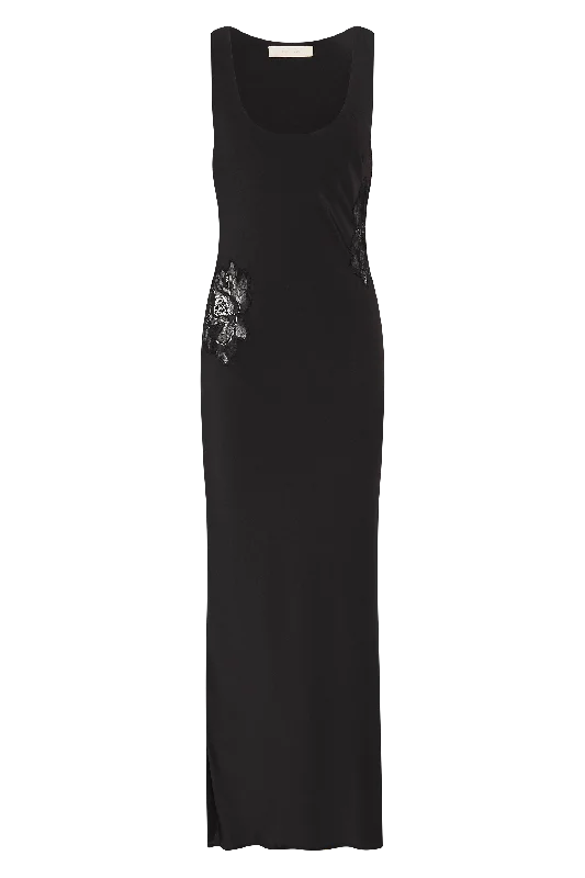 Biarritz Tank Maxi Dress Black