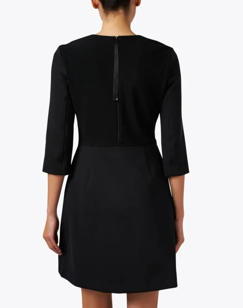 Black Knit Sheath Dress