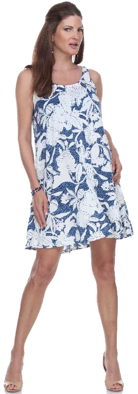 Floral Sleeveless A-Line Women Dress-Wholesale