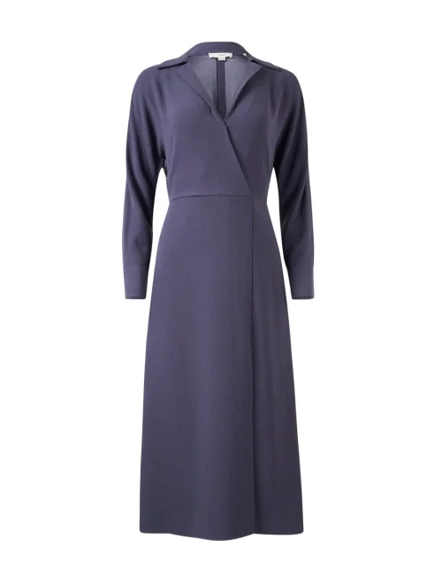 Navy A-Line Dress