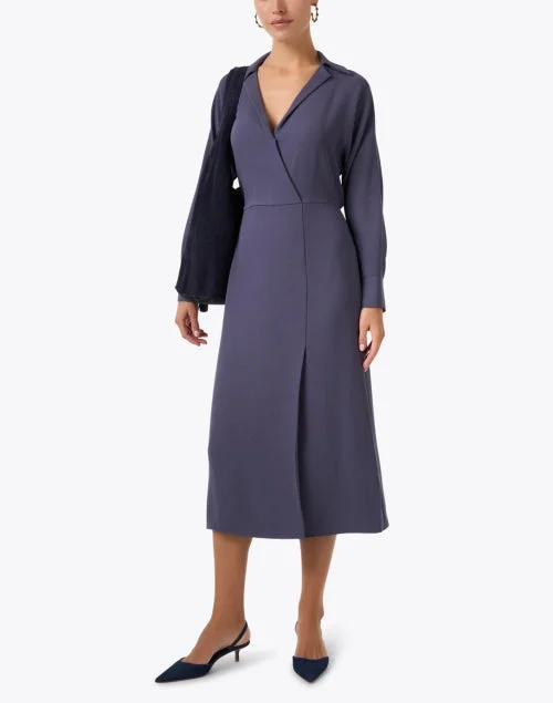 Navy A-Line Dress