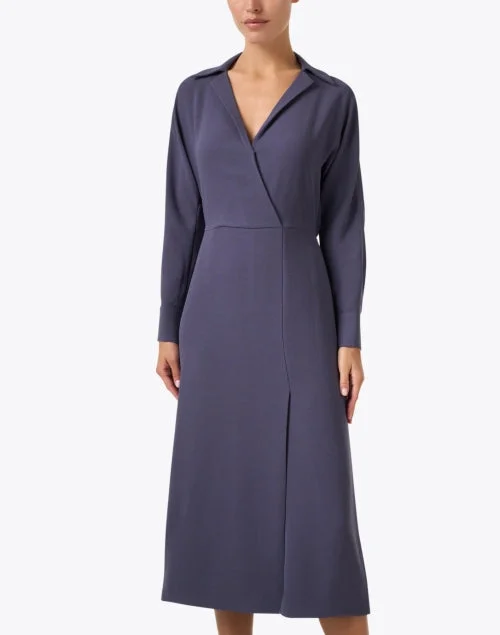 Navy A-Line Dress