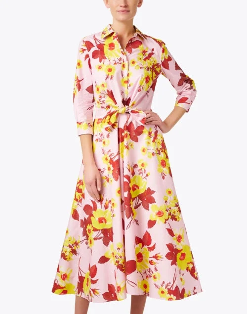 Dralla Pink Multi Print Dress