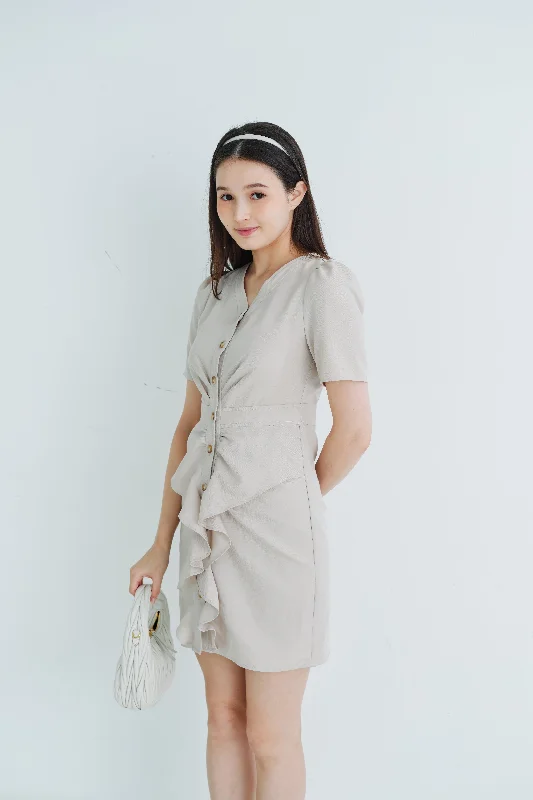 Abby Beige Dress