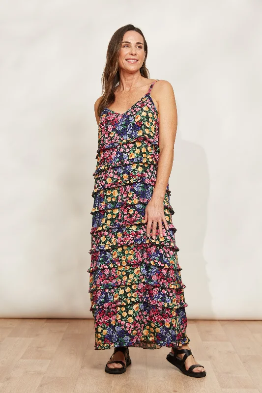 Eb & Ive - La Mer Frill Maxi Dress - Blume PRESALE AUGUST DELIVERY