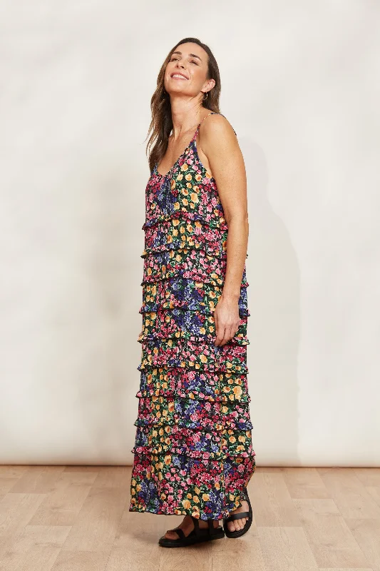 Eb & Ive - La Mer Frill Maxi Dress - Blume PRESALE AUGUST DELIVERY