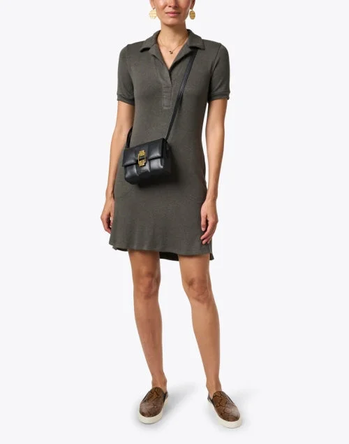 Gracen Olive Green Knit Dress