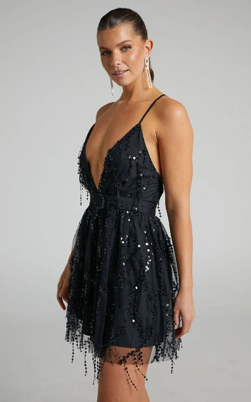 In the Stars Sequin Mini Party Dress