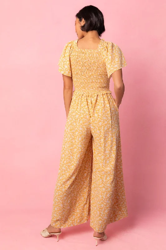 Indie Jumpsuit in Yellow