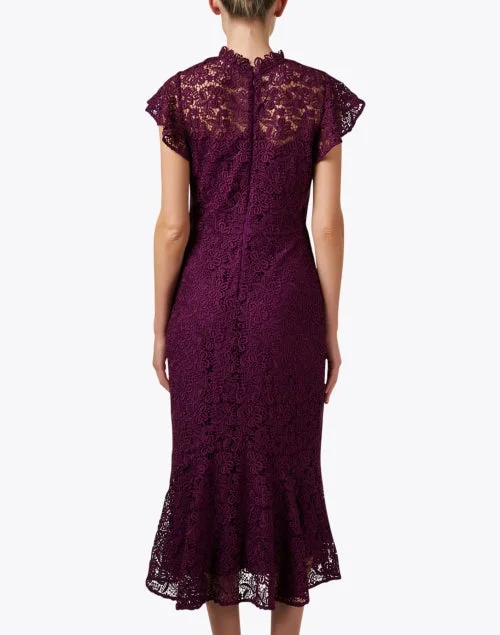 Lea Purple Lace Dress