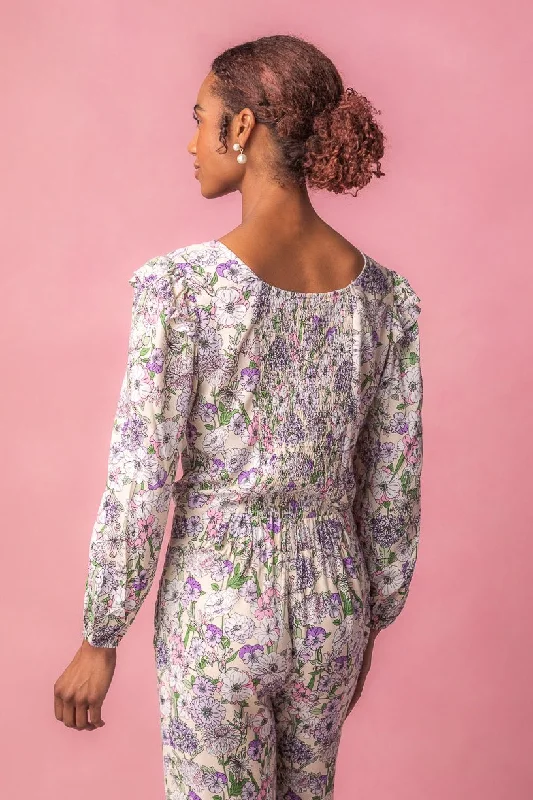 Lo Blouse in Floral Bloom - FINAL SALE