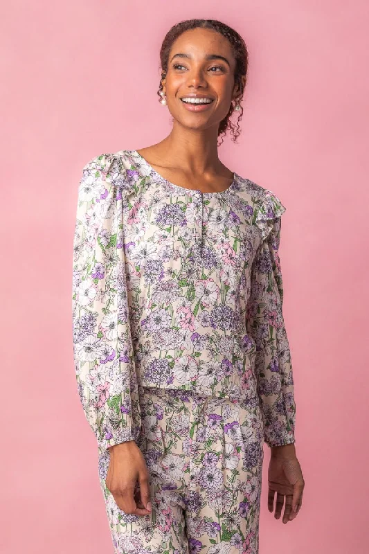 Lo Blouse in Floral Bloom - FINAL SALE