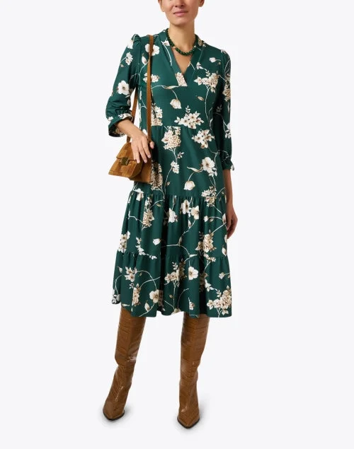 Maggie Green Floral Dress