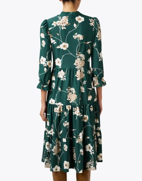 Maggie Green Floral Dress