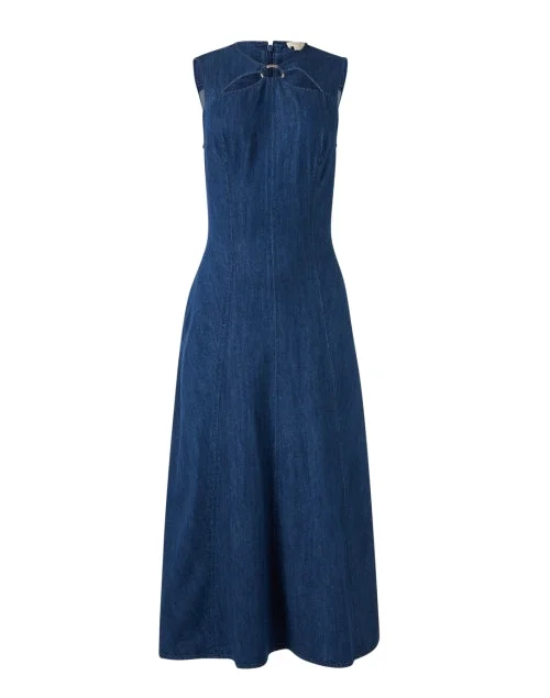 Maria Indigo Denim Dress