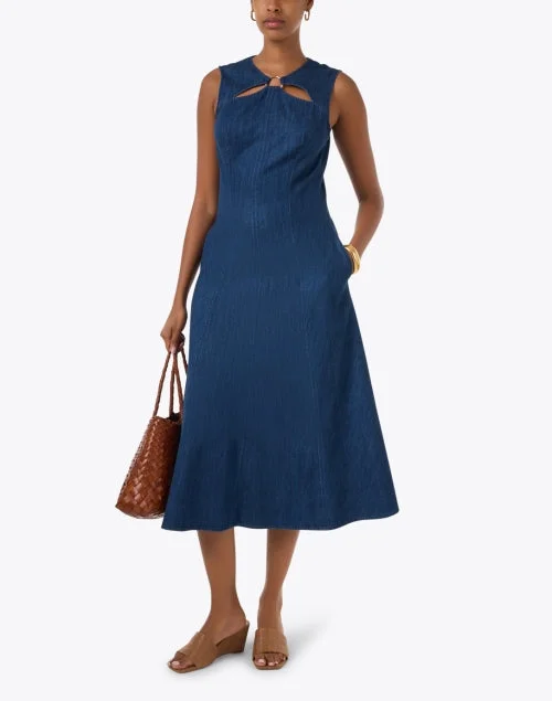 Maria Indigo Denim Dress