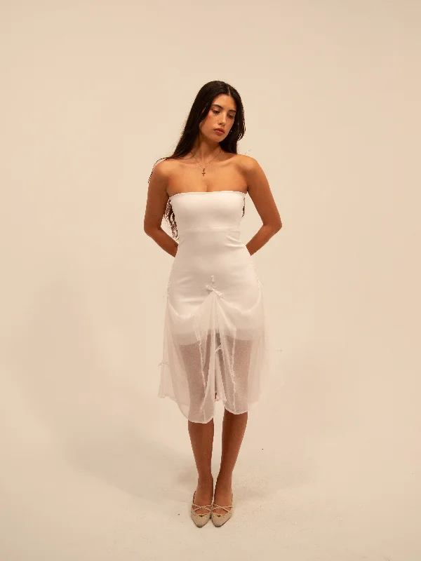 METIS DRESS IVORY + RECYCLED