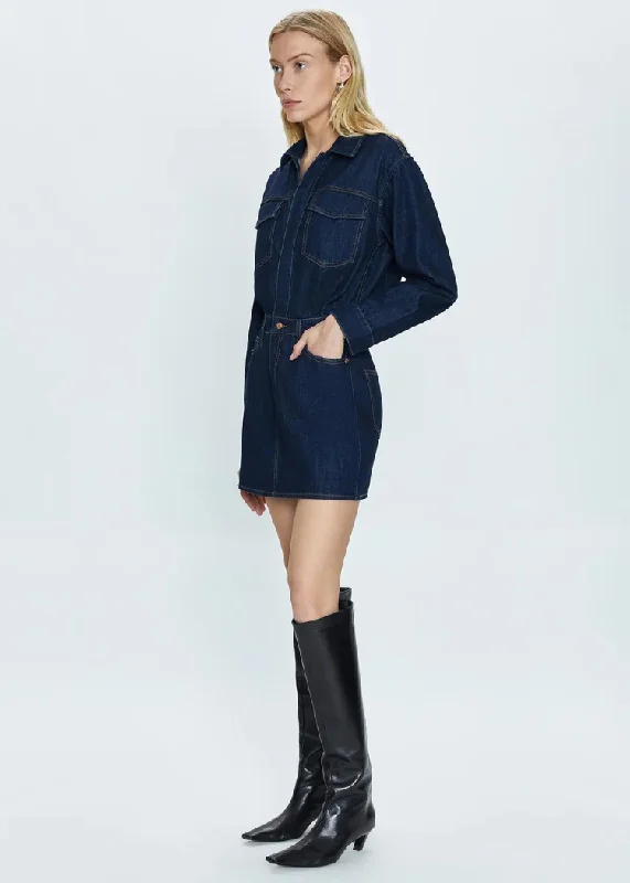 Pistola Nina Denim Mini Dress-IGGY