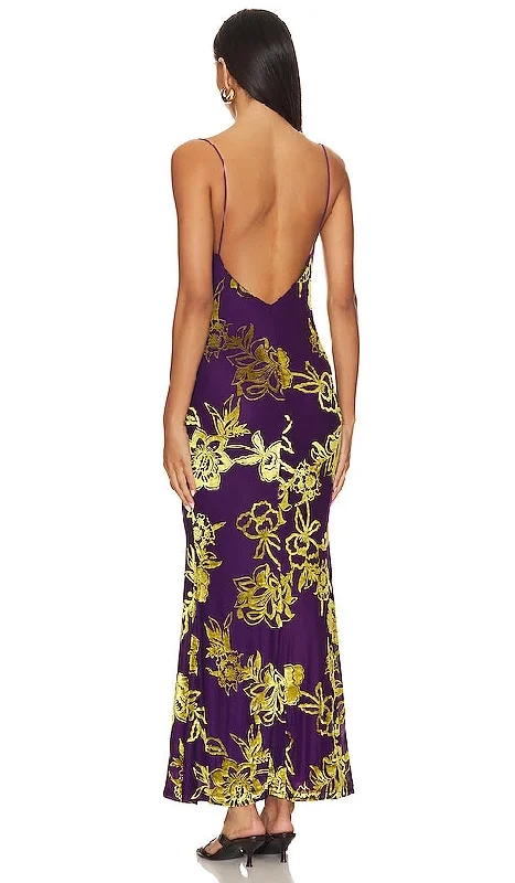 PRETORIA MAXI DRESS -VIOLET