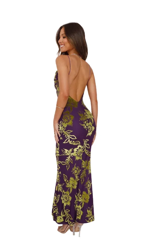 PRETORIA MAXI DRESS -VIOLET