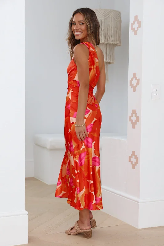 Save Me A Dance Maxi Dress Orange