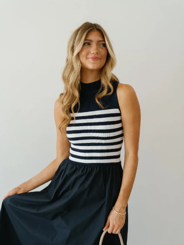 Serena Maxi Dress - Navy