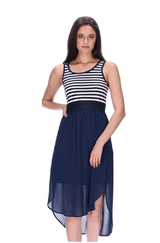 Siri Midi Dress Navy