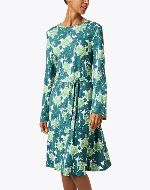 Tacco Green Floral Print Dress