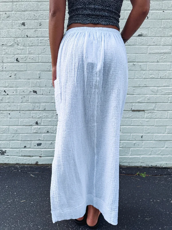 Take It Easy Gauzy Maxi Skirt